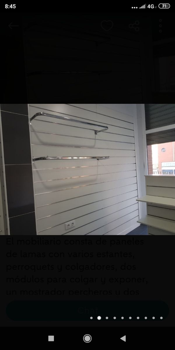 expositores , estanterías para tienda de ropa....