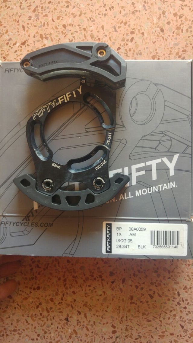 guia cadena y protector de plato