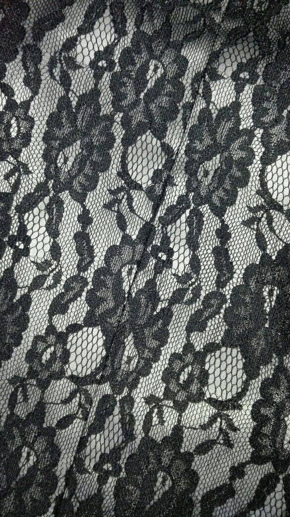 Falda lapiz encaje, BLANCO