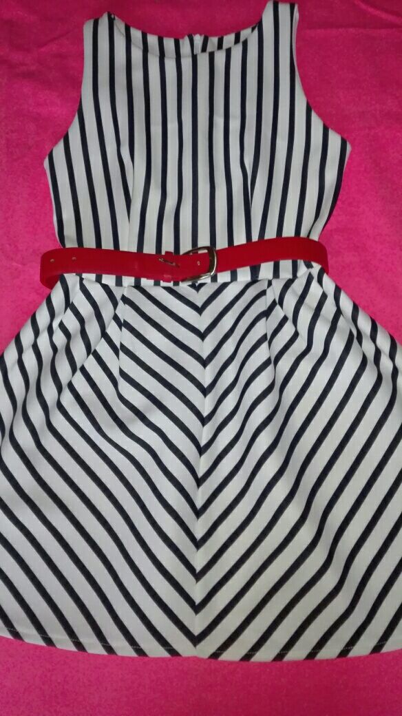 vestido rayas, talla S/M