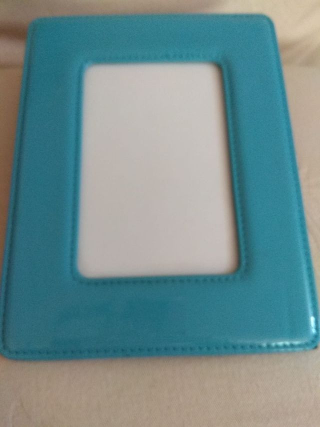 Marco de fotos color azul