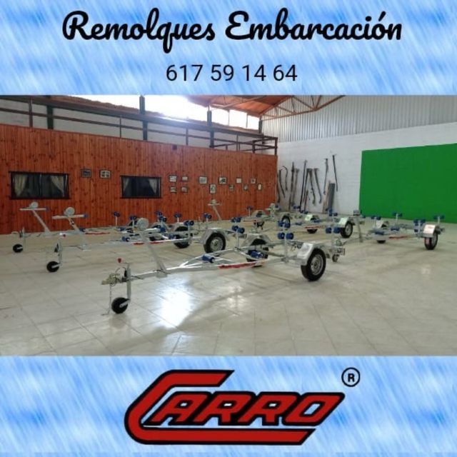 Remolques para Embarcaciones CRB6500 2Ejes