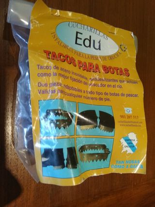 Tacos para botas de pesca de segunda mano por 16 EUR en Villanueva de La  Peña en WALLAPOP