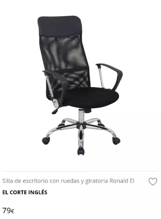 Silla Oficina/Escritorio con ruedas. de segunda mano por 55 € en ... Silla Oficina/Escritorio con ruedas. de segunda mano por 55 € en ...