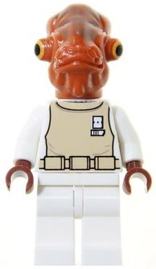 Minifigura LEGO Star Wars - ADMIRAL ACKBAR