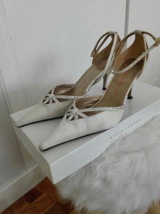 zapatos de novia de segunda mano en pamplona en wallapop