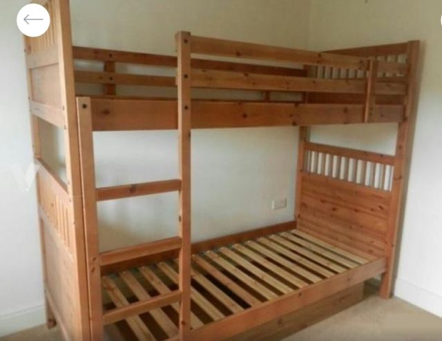 Cama Litera Y Escritorio De Segunda Mano Por 175 En Pilas En Wallapop