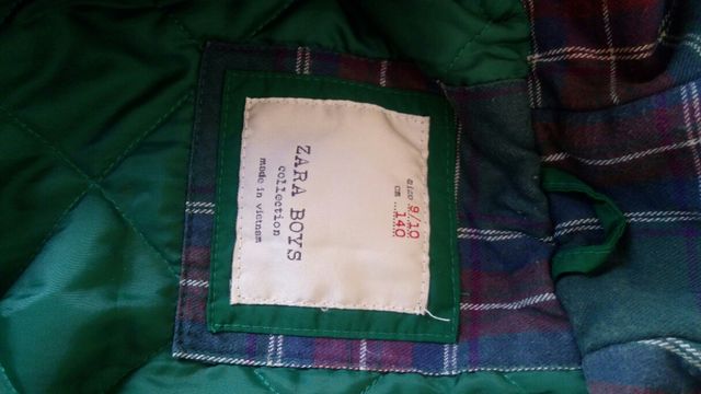 CAZADORA NIÑO ZARA 140cm