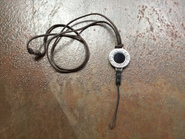 Bulgari, colgante. Auténtico. Con piedra Onix.