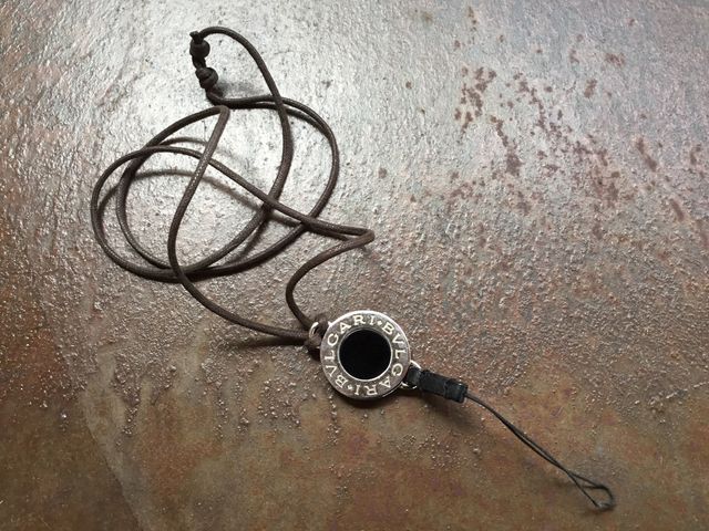 Bulgari, colgante. Auténtico. Con piedra Onix.