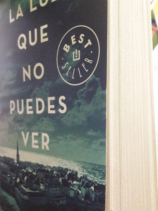 Libro "La luz que no puedes ver"