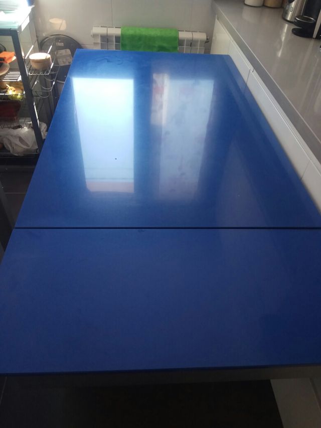 Mesa de cocina de silestone azul 1.10x0.70 de segunda mano por 90 ... Mesa de cocina de silestone azul 1.10x0.70 de segunda mano por 90 ...