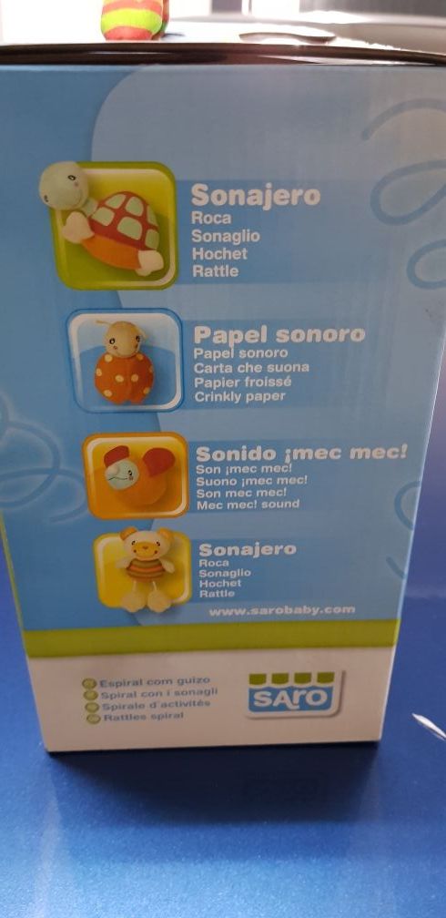 2 Espirales para cuna o silla paseo "Saro"