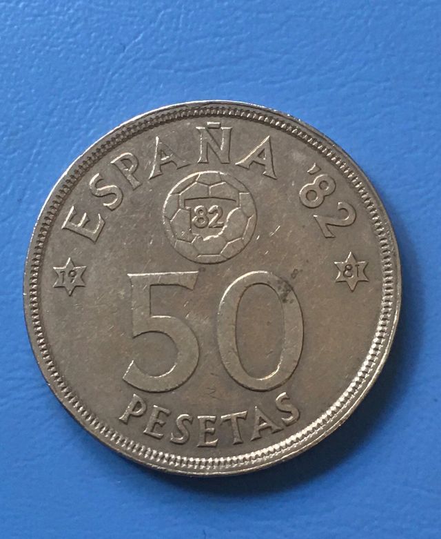 LOTE 5 Monedas antiguas ESPAÑA'82