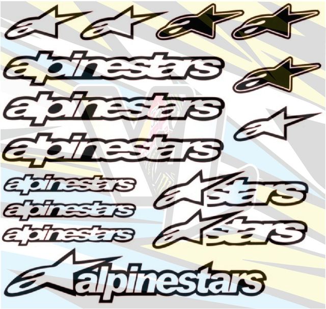 Vinilo Patrocinadores ALPINESTAR