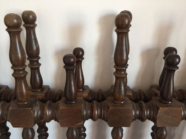  2 Cabezales y mesilla rusticos