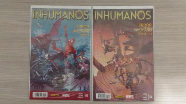 INHUMANO / INHUMANOS PRIMEROS 20 NÚMEROS PANINI