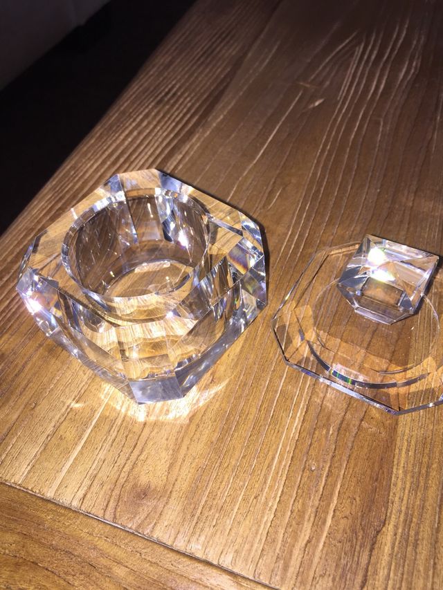 Cajita joyero cristal biselado