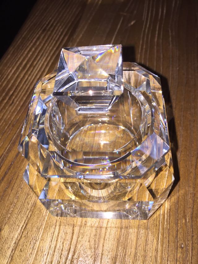 Cajita joyero cristal biselado