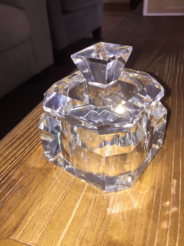 Cajita joyero cristal biselado