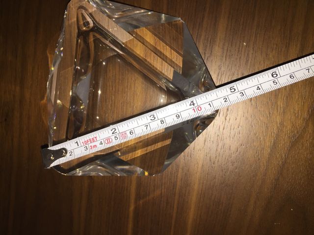 Cenicero cristal de espejo