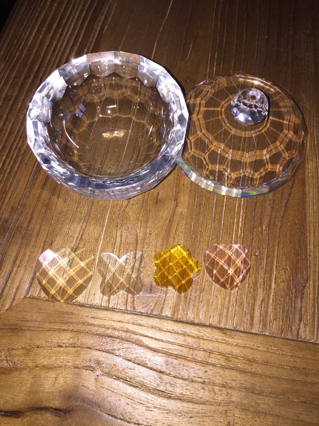 Cajita joyero cristal zara