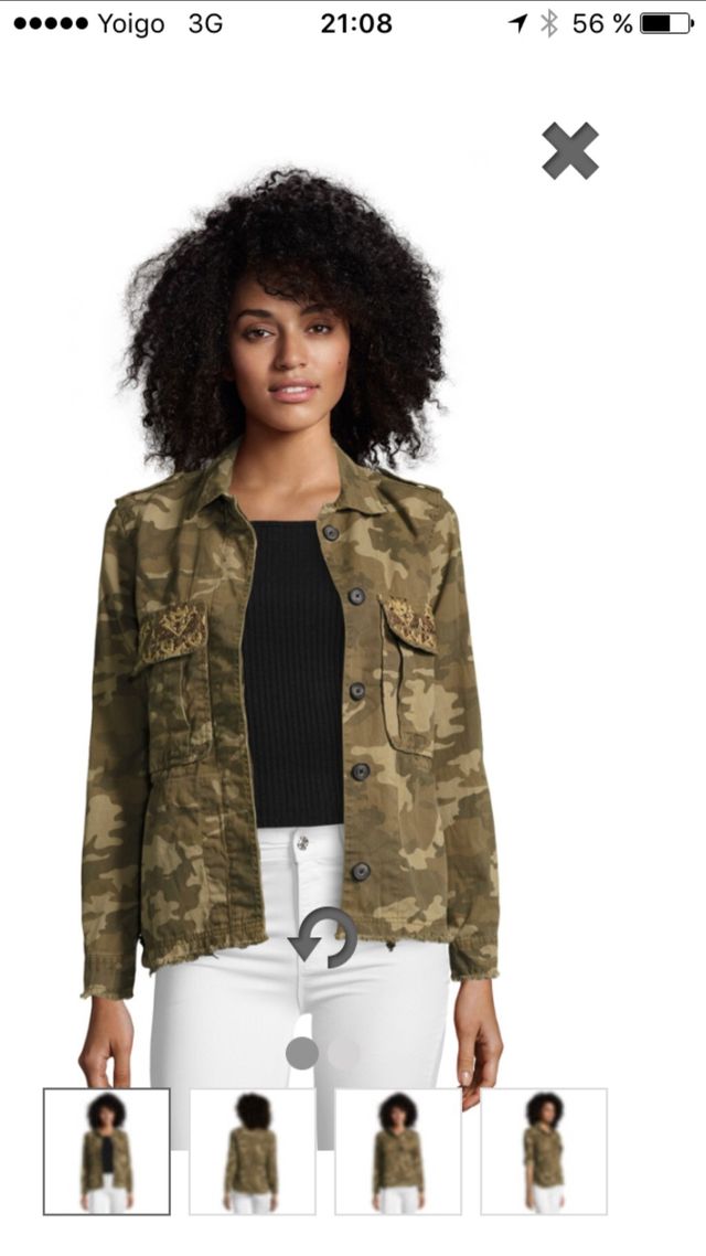 Camisa chaqueta militar
