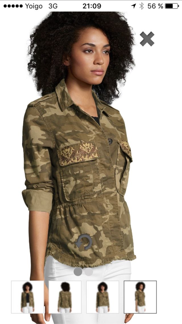 Camisa chaqueta militar