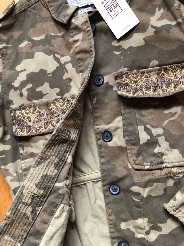 Camisa chaqueta militar