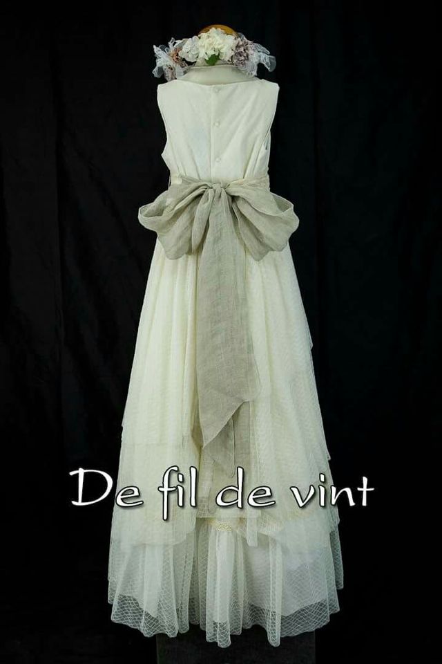 vestido y bolero rubio kids