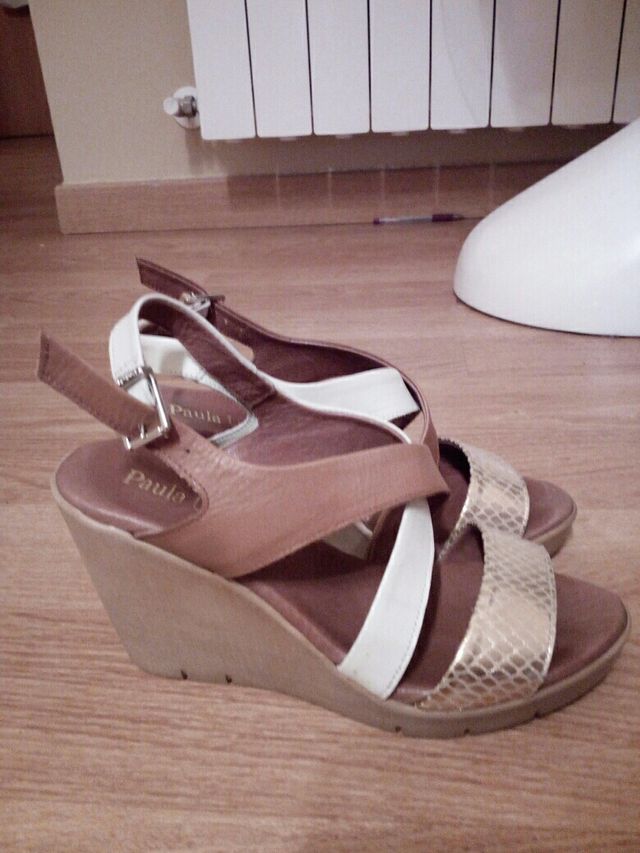 Sandalias Cuñas Mujer