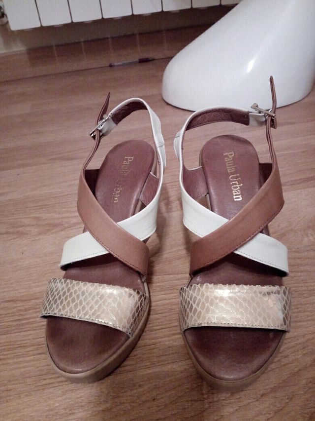 Sandalias Cuñas Mujer