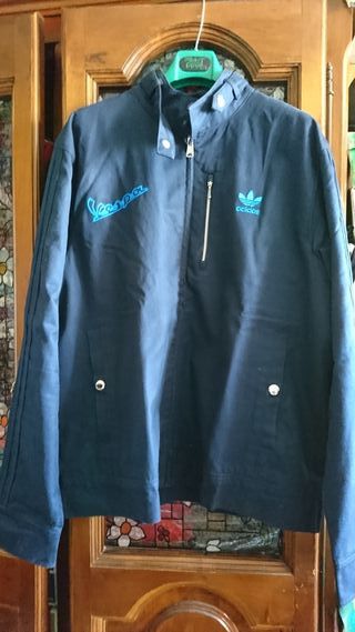 Por Segunda Mano Xxl Xl Chaqueta 45 Adidas Vespa Azul Original De PXOkiuTZ