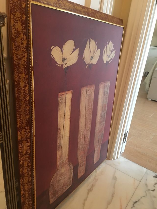 Cuadro grande flores