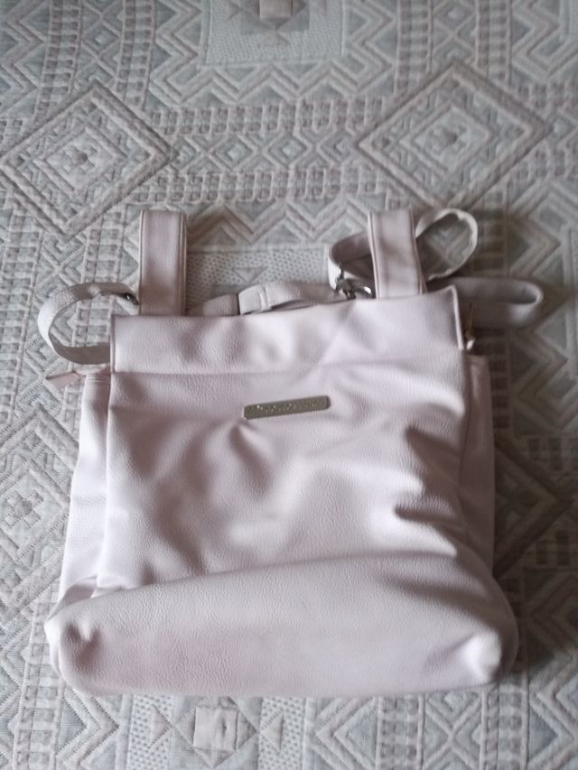 bolso para el carrito de bebé con porta chupetes