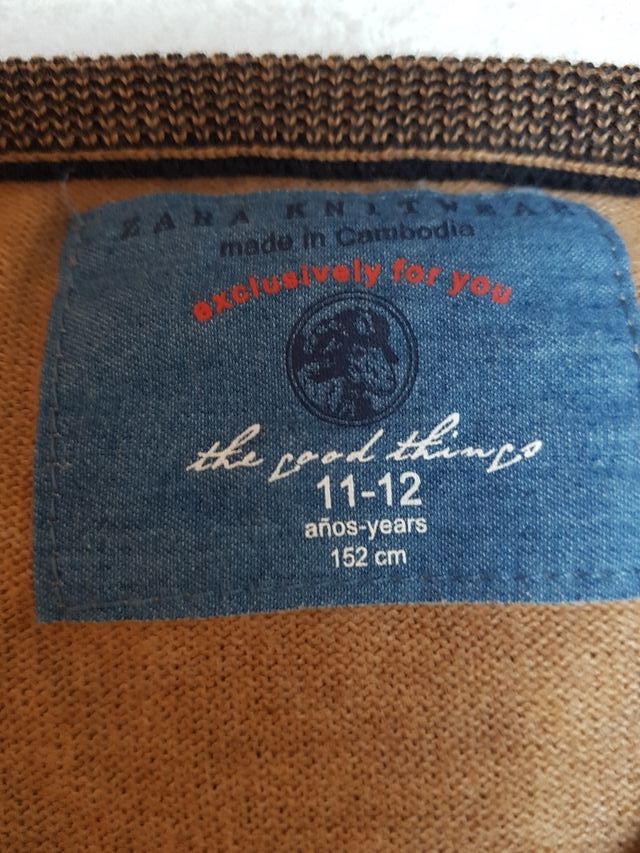 Jersey Zara talla 11-12 años
