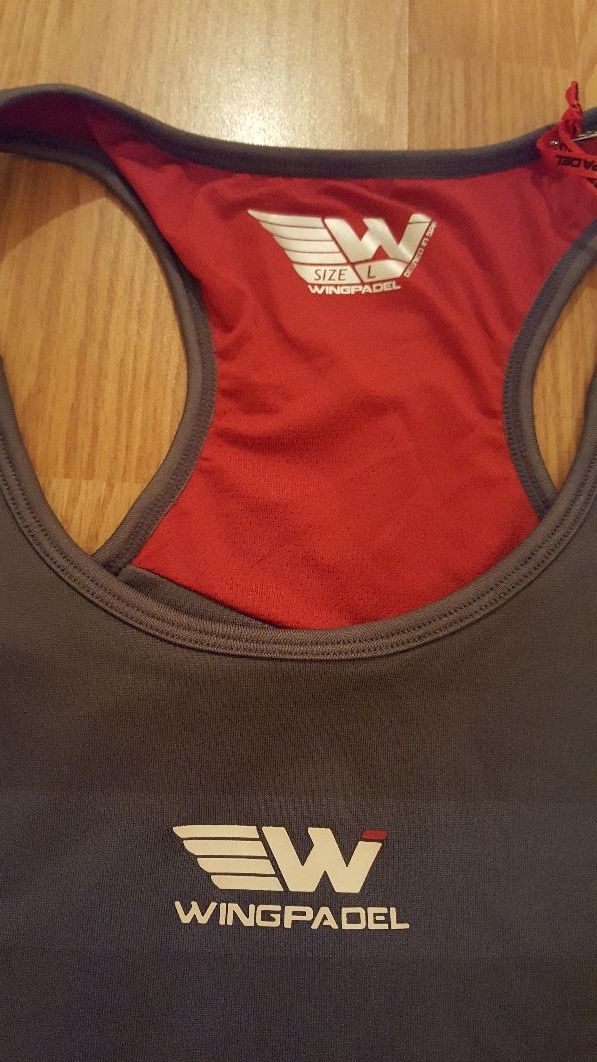 camiseta padel mujer marca win padell nueva