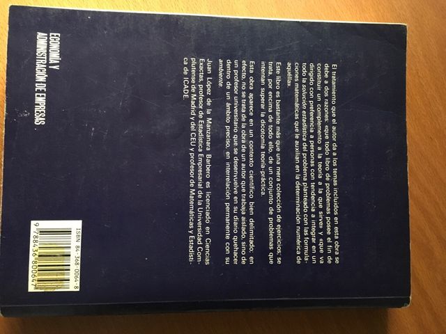 Libro de estadísticas.