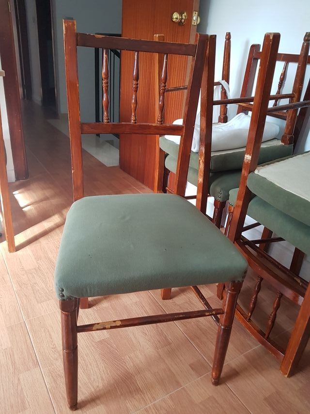 6 sillas baratas !! madera salon comedor de segunda mano por 29 € en ... 6 sillas baratas !! madera salon comedor de segunda mano por 29 € en ...