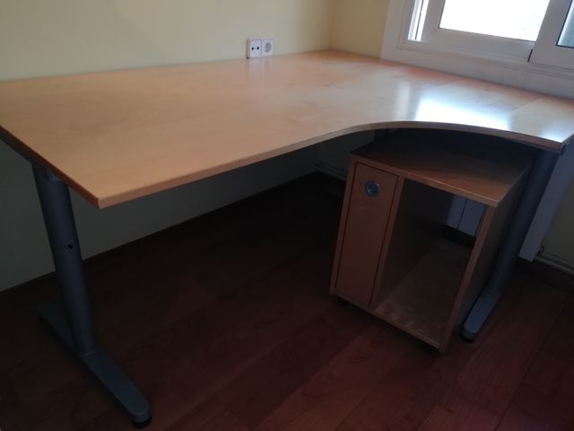 Mesa escritorio + buck oficina IKEA de segunda mano por 45 € en Rubí ... Mesa escritorio + buck oficina IKEA de segunda mano por 45 € en Rubí ...