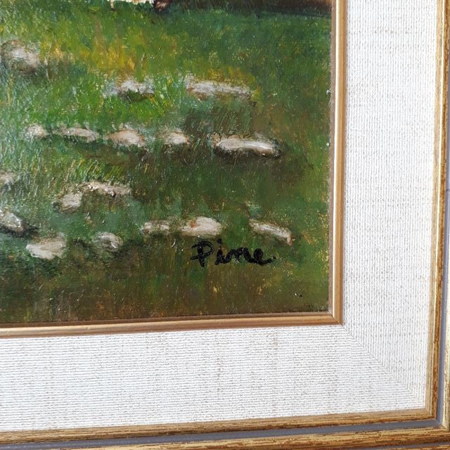 Olio dell'artista Georgia Pine. Formentera-Ibiza