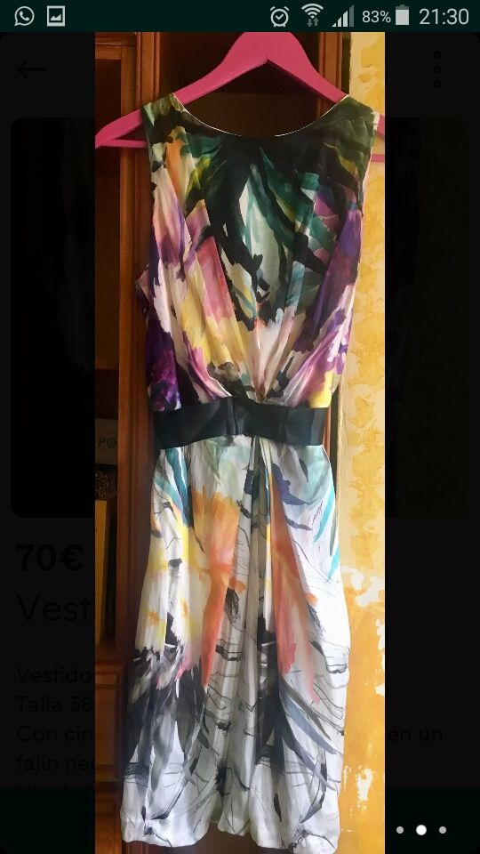 vestido seda SELVATGI