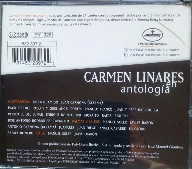 CDs Carmen Linares