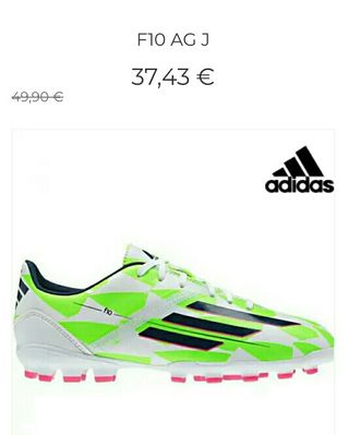 BOTAS ADIDAS BENZEMA NIÑO N°38 de segunda mano por 35 EUR en Lloret de Mar  en WALLAPOP
