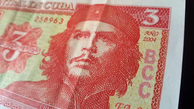 Billete raro 3 pesos Cuba (Che Guevara)