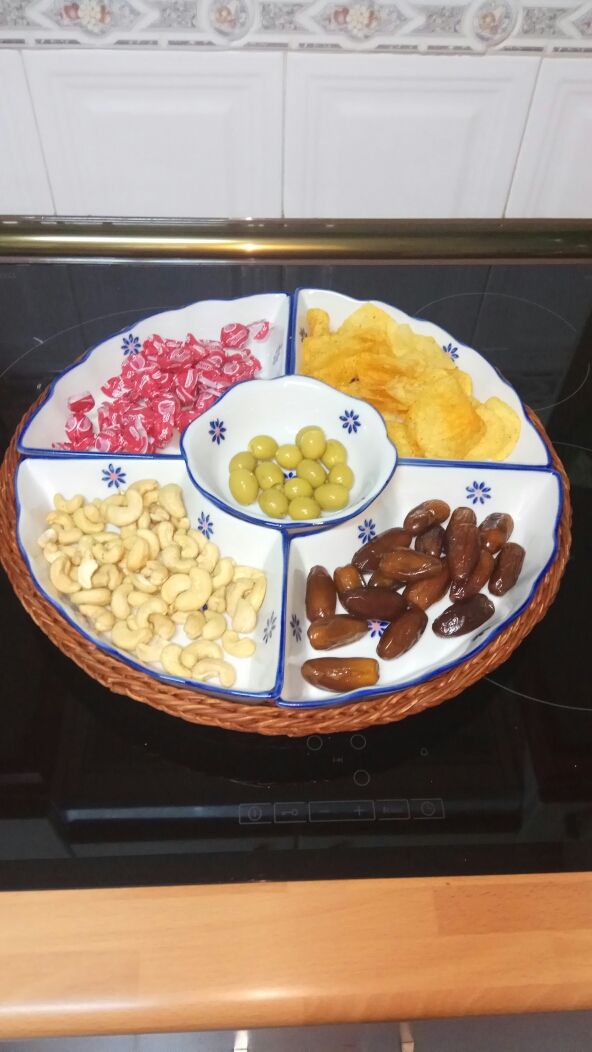 Bandeja de aperitivos.