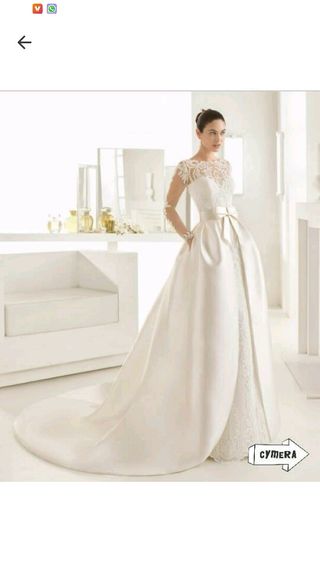 vestido de novia rosa clara de segunda mano en talavera de la reina