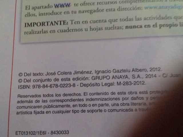 libros de matematicas de 2°eso