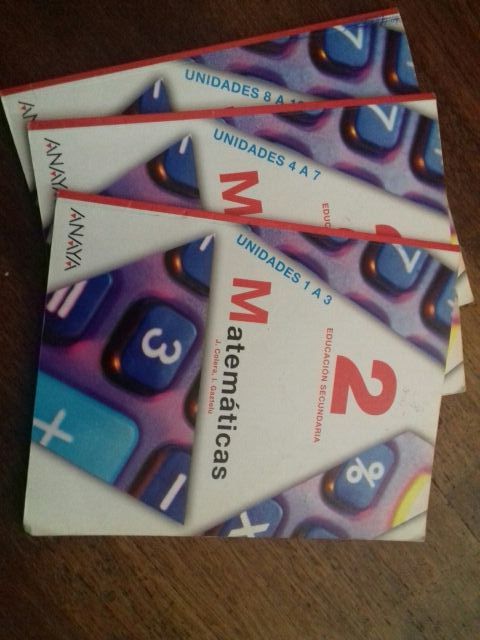 libros de matematicas de 2°eso