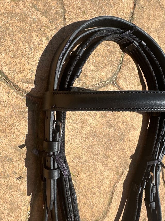 brida para trabajo sencilla negra cob/full